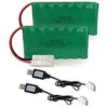 GLESOURCE Paquete de 2 baterías AA de 8.4 V 1000 mAh_1