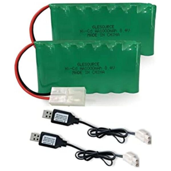 GLESOURCE Paquete de 2 baterías AA de 8.4 V 1000 mAh_1