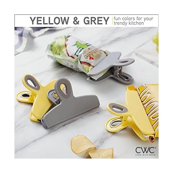 Cook with Color Juego de ocho clips grandes para bolsas de_5