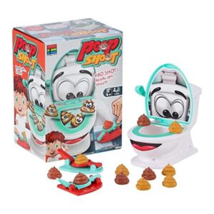 Juguete creativo Family Poop Shoot The Toilet para niños y