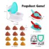 Juguete creativo Family Poop Shoot The Toilet para niños y