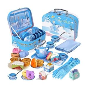 PREWORLD Juego de fiesta de té para niñas pequeñas 46_1