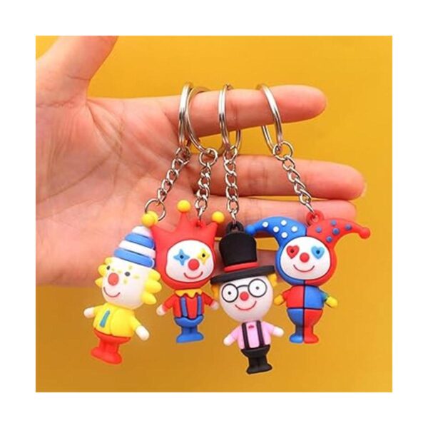 NUOBESTY Llaveros con forma de payaso llaveros hechos a_2