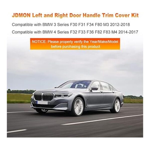 JDMON Repuesto para manijas de puerta BMW F30 F35 320i_2