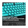 GunMjo Teclado Crystal Pudding para teclado de juegos con