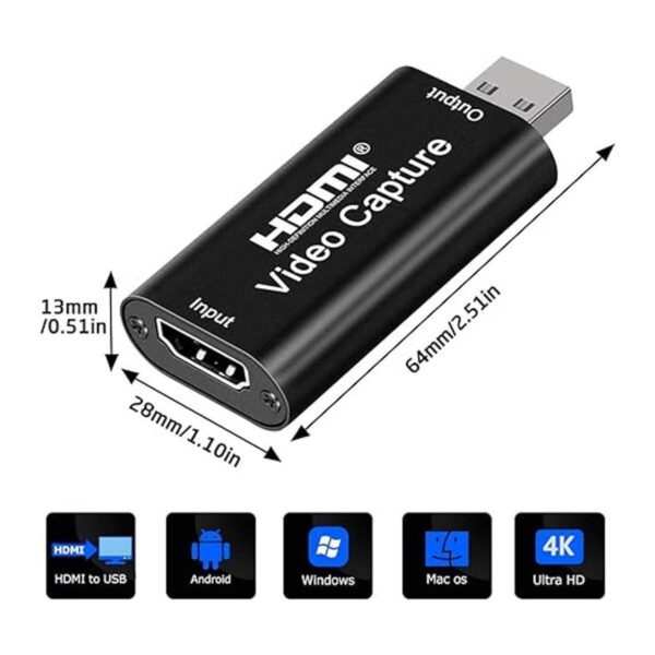 Tarjeta de captura de video HDMI 4K tarjeta de enlace de_3