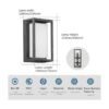 Lámpara de pared solar moderna para exteriores MVBT LED_4