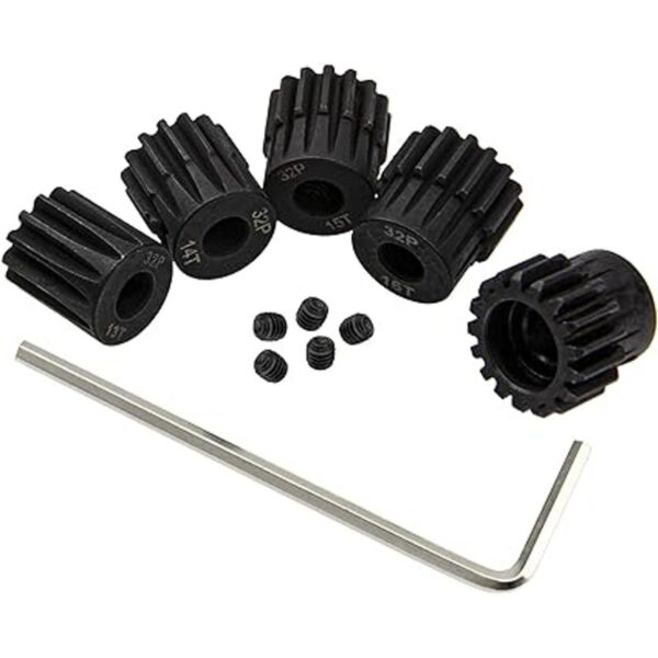 Juego de 5 piñones ShareGoo acero 32P 0.197 in piñón_2