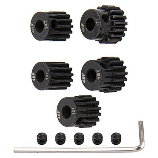 Juego de 5 piñones ShareGoo acero 48P 0.125 in 13T 14T 15T_1
