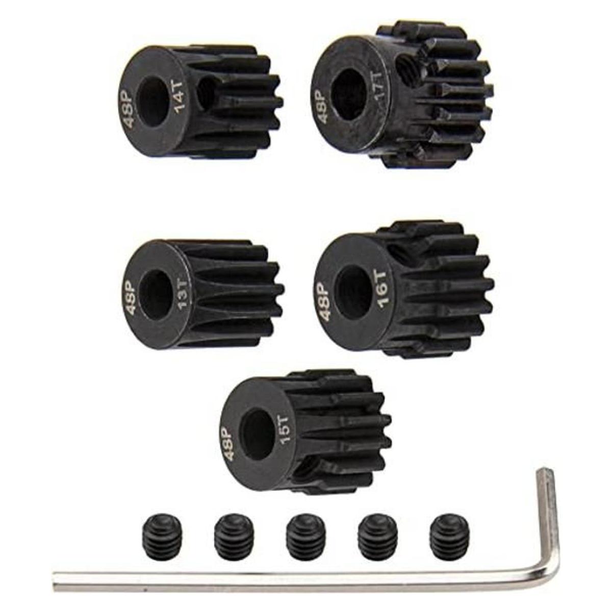 Juego de 5 piñones ShareGoo acero 48P 0.125 in 13T 14T 15T