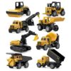 Geyiie Vehículos de construcción pequeños de aleación_1