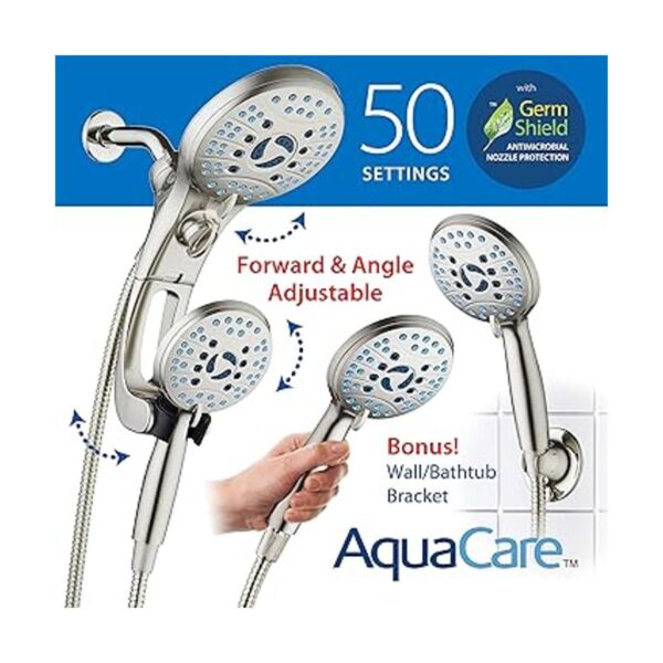 AquaCare ASSEENONTV Cabezal de ducha de mano y lluvia de