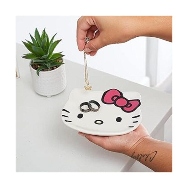 Hello Kitty Soporte de baratija para aros Plato de