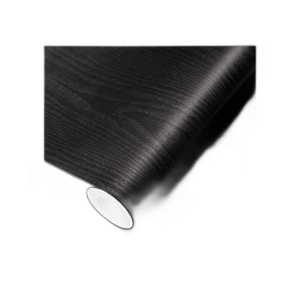 Papel tapiz de madera negra de 24 x 118 pulgadas papel de