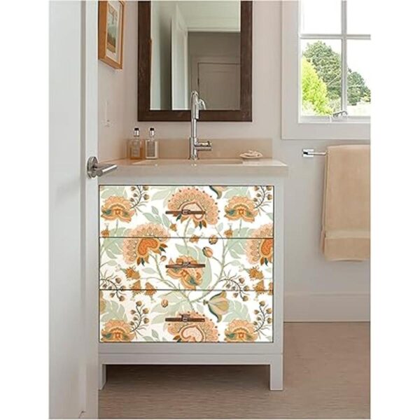 Floralplus Papel tapiz bohemio con flores de chomper_5