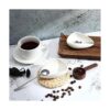 4 cucharas de café y cucharas pequeñas cucharaditas de