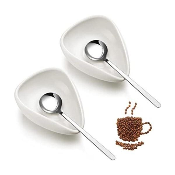 4 cucharas de café y cucharas pequeñas cucharaditas de