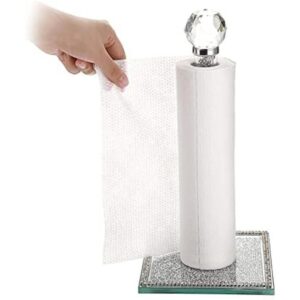 JUXYES Soporte vertical para rollos de toallas de papel de