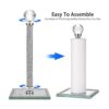 JUXYES Soporte vertical para rollos de toallas de papel de