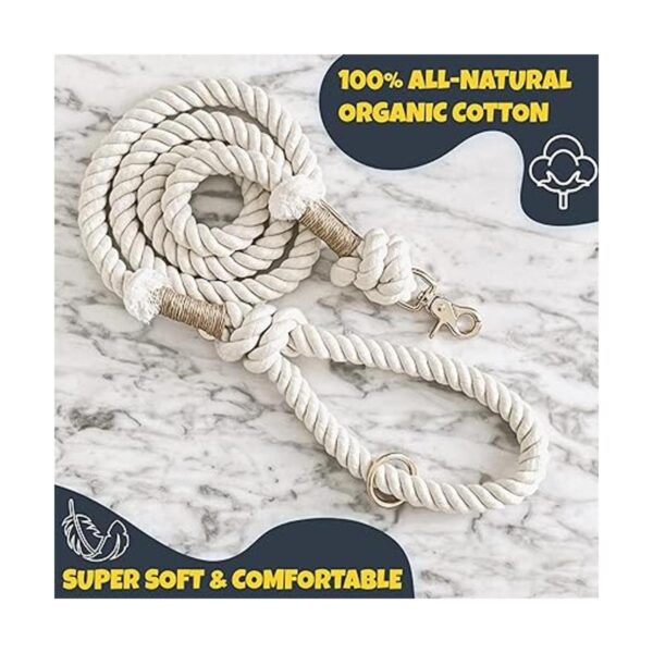 PUPPYSENTIALS Correas de cuerda para perros cuerda para