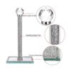 JUXYES Soporte vertical para rollos de toallas de papel de
