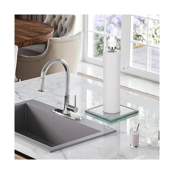 JUXYES Soporte vertical para rollos de toallas de papel de