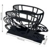 MAINFOR 2 servilleteros para mesa soporte negro de papel_2
