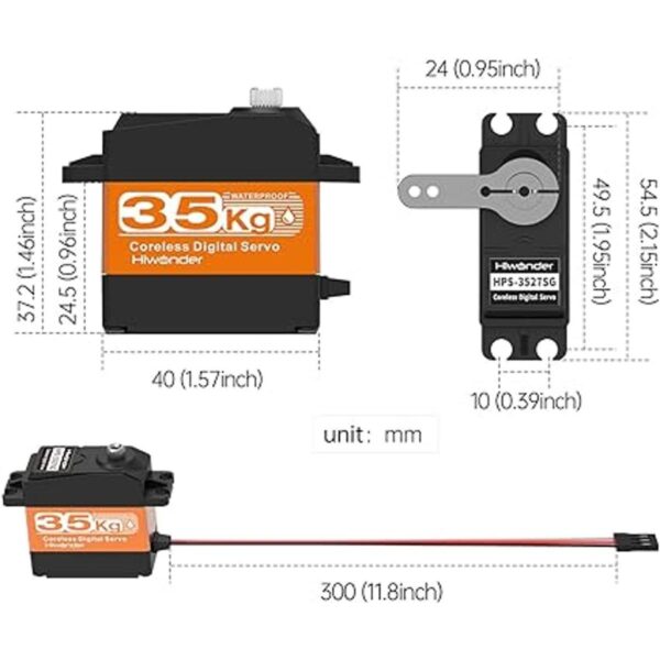 Hiwonder Motor sin núcleo de 0.06 segundos de alta_2