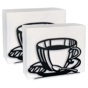 MAINFOR 2 servilleteros para mesa soporte negro de papel_1