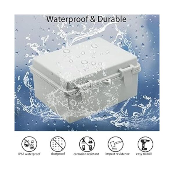 Otdorpatio Caja de conexiones cubierta con bisagras IP67_2