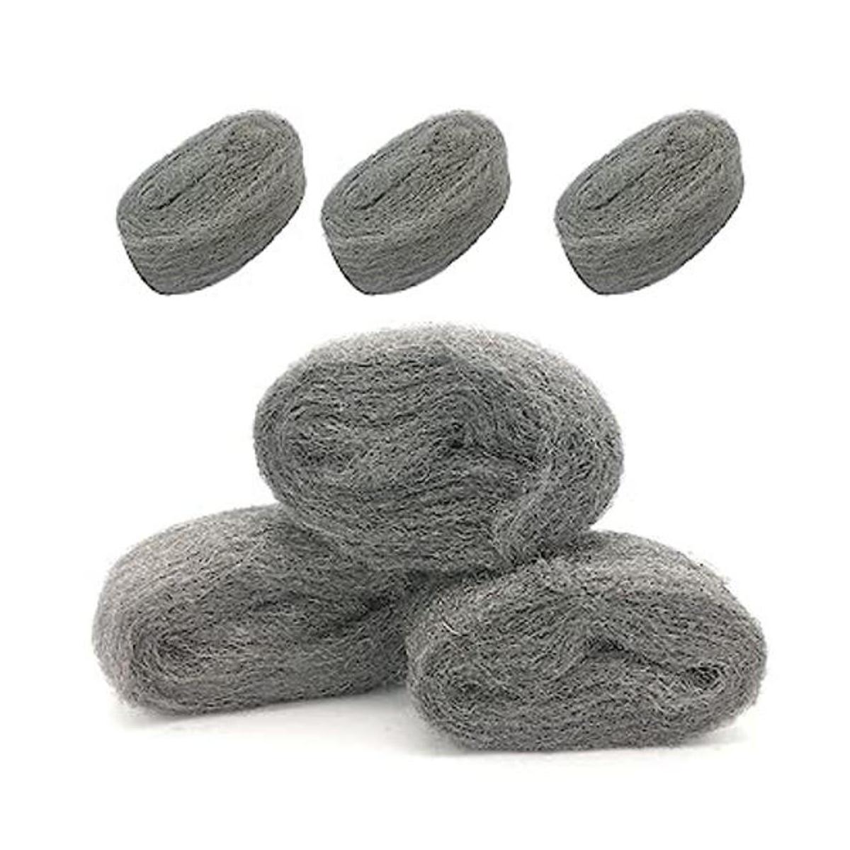 Kit de bricolaje de tela de relleno de lana de acero paño