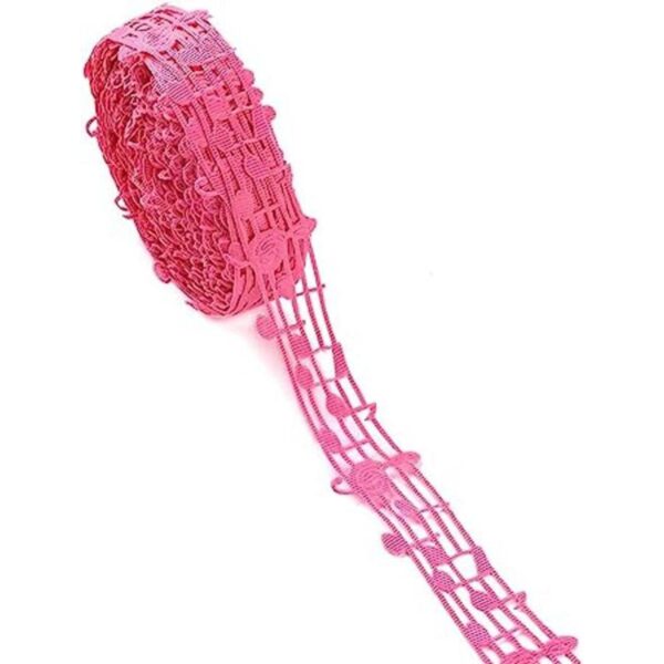 Cheriswelry Cinta de grogrén de poliéster rosa de 20