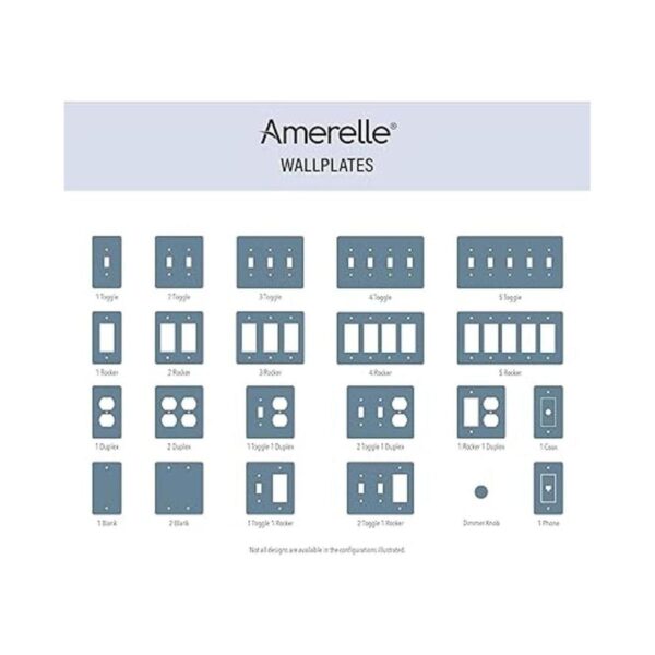 Amerelle 57TTDBK Bethany Placa de pared 2 palancas1_3