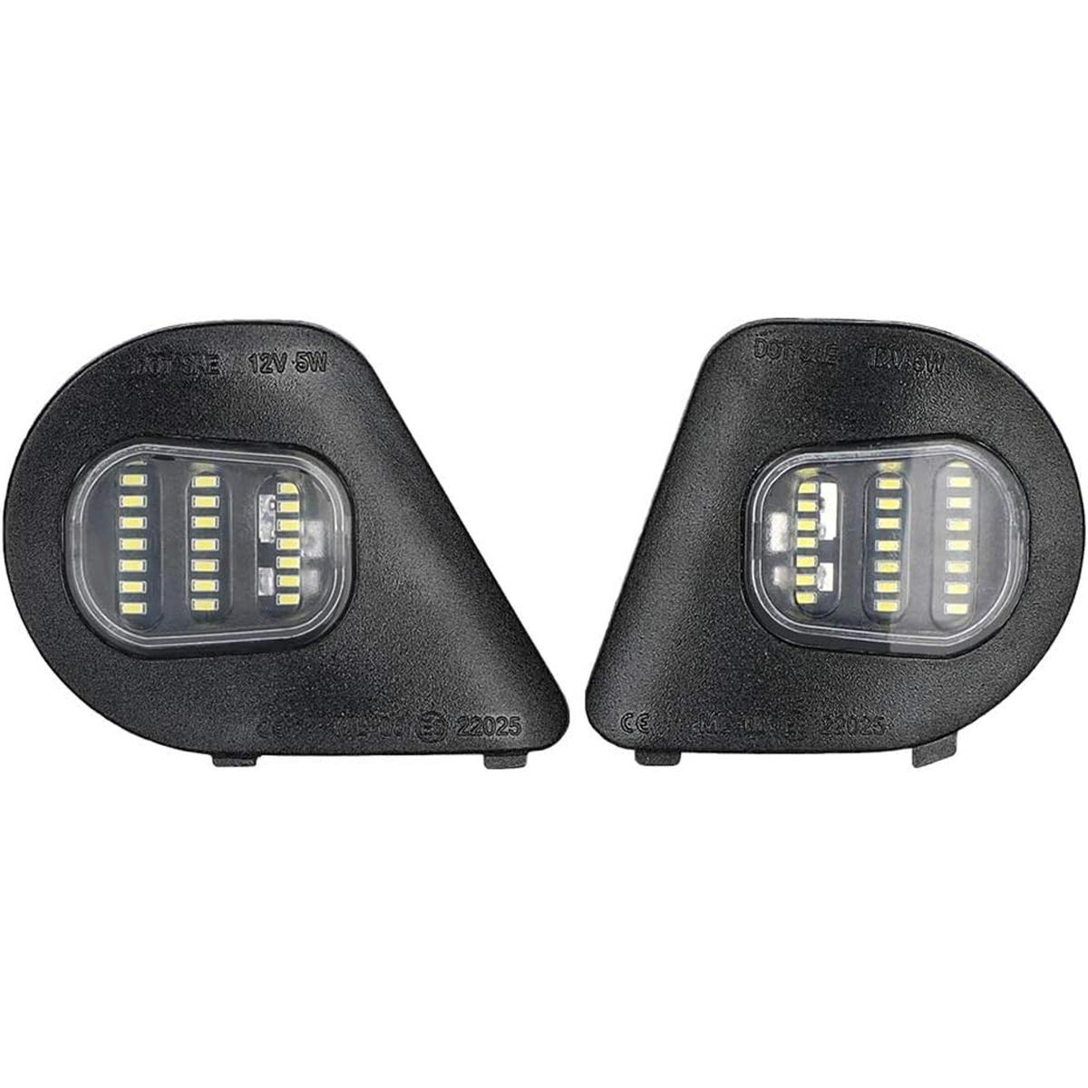 Luces de charco LED para conductor y pasajero lado espejo