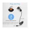 Lámpara LED USB de luz negra 10 W luz negra UV portátil_2