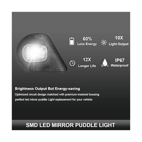 Luces de charco LED para conductor y pasajero lado espejo_2