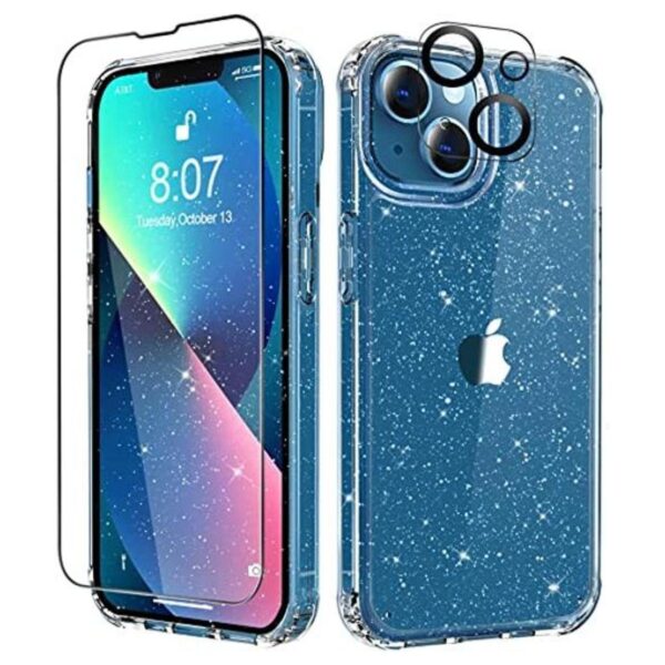 MIODIK Funda para teléfono 13 con protector de pantalla_1