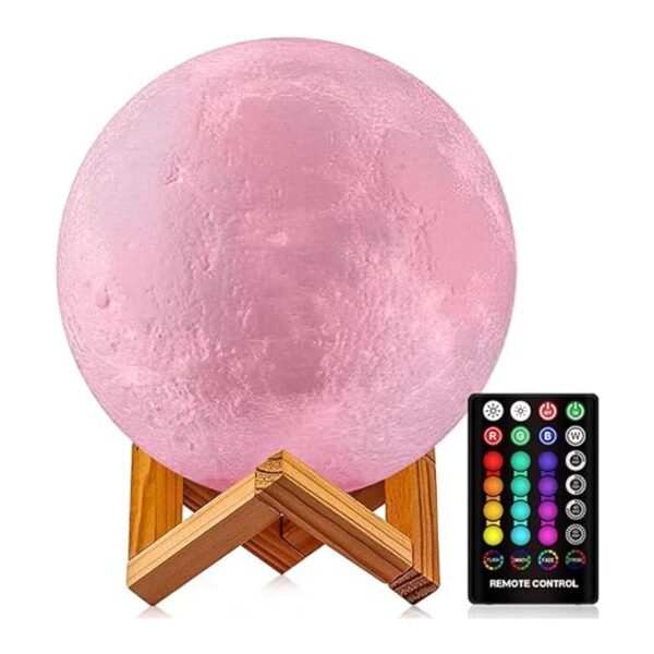 Lámpara de luna luz nocturna de luna luz de luna de 16_1
