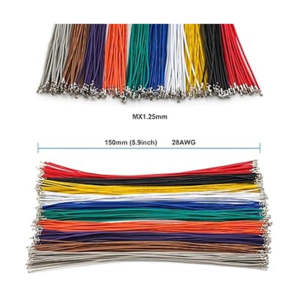 Keszoox Kit de conectores MX de 0.049 in y cables_3