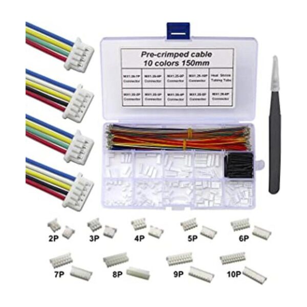 Keszoox Kit de conectores MX de 0.049 in y cables_1