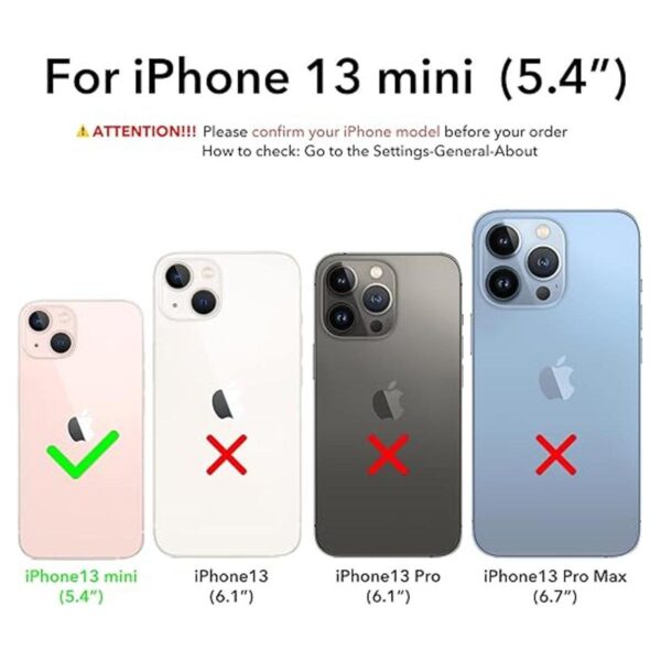 ORNARTO Compatible con iPhone 13 Mini silicona líquida_2