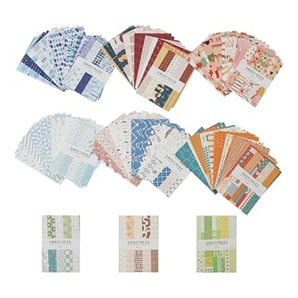 Cenbee 450 hojas de papel vintage para álbumes de