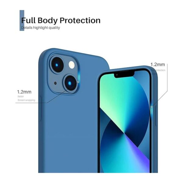 ORNARTO Compatible con iPhone 13 Mini silicona líquida_4
