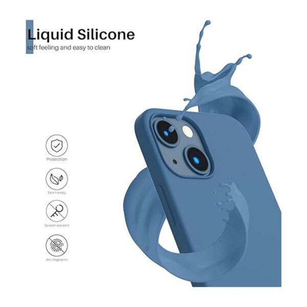 ORNARTO Compatible con iPhone 13 Mini silicona líquida_3