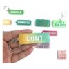Juego de moldes de resina para llavero de Swear Words 2
