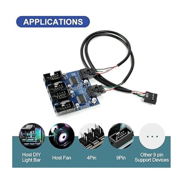 Nest Warehouse Divisor de cabecera USB de 9 pines macho de_4