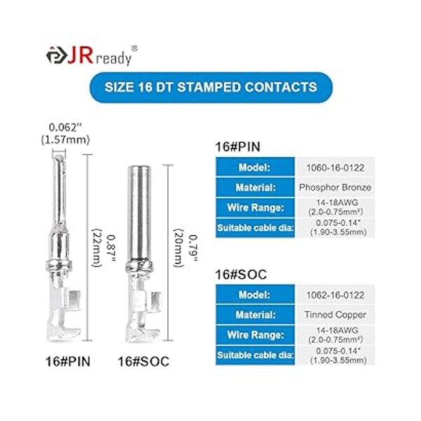 JRready ST6255 Deutsch Kit de terminales de conector DT_2