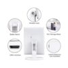 HUONUL Espejo para maquillaje con luces LED aumento de_5