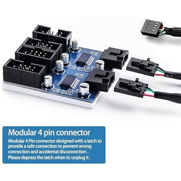 Nest Warehouse Divisor de cabecera USB de 9 pines macho de_3