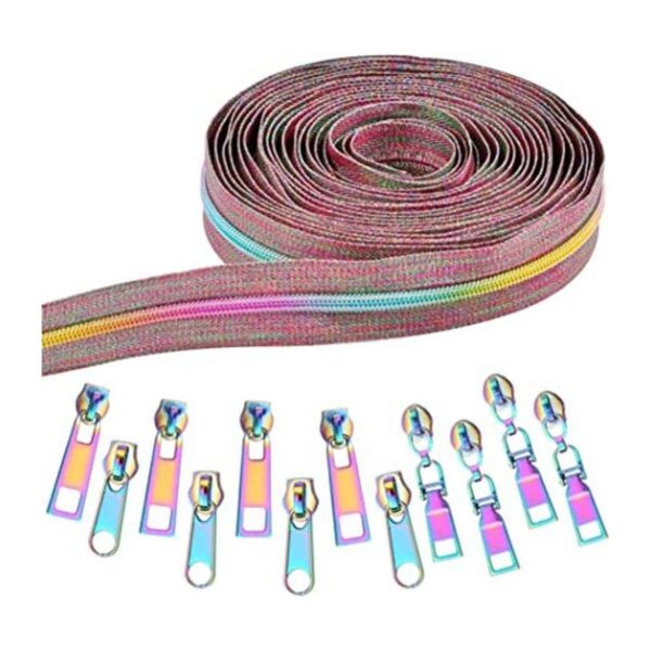 Elesunory Cremalleras 5 para costura cinta de nailon de